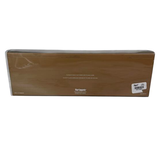 Pier 1 Imports Holiday Table Decor Set of 6 Place Card Holders New - Picture 2 of 16